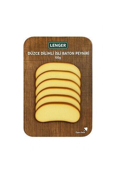 Lengerli Çiftliği Lenger Düzce Dilimli İsli Baton Peyniri 100 Gr