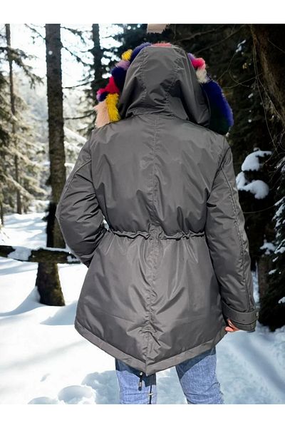 CVS Women's Waterproof Hooded Coat - Smoked