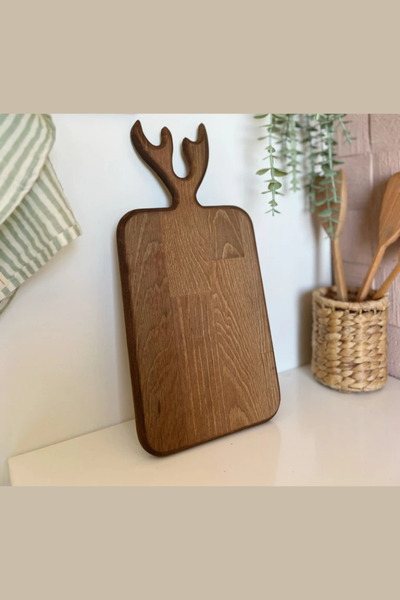 YOMNA لوح تقطيع خشبي على شكل غزال، لوح تقديم، لوح تقديم