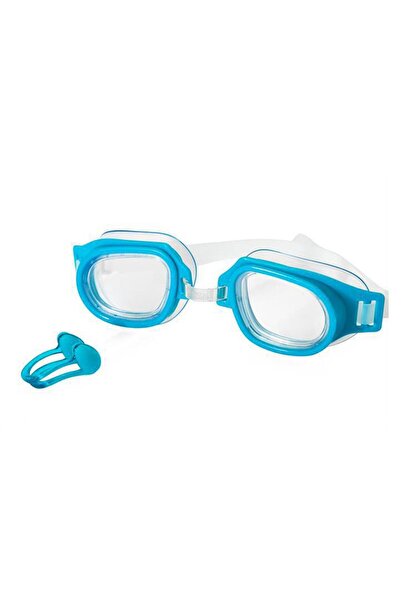 BESTWAY 26034 نظارات سباحة للأطفال، مشبك أنف وسدادات أذن واقية 7+