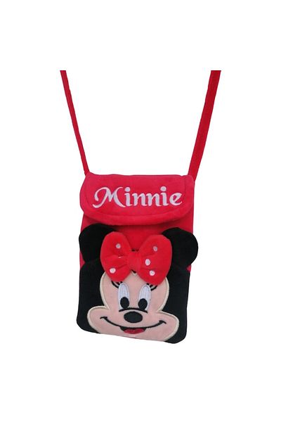 OEM Shoulder Bag Postman Minnie Plush Red 16 cm