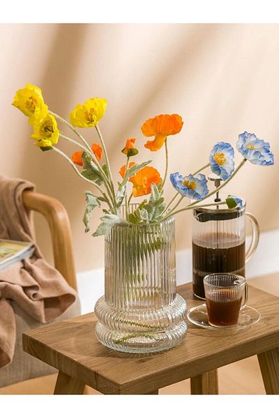 LC Waikiki LCW HOME Διακοσμητικό Γυάλινο Βάζο 20 cm (W5)