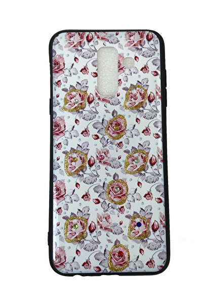 OEM Carcasă compatibilă cu Samsung A6 Plus, carcasă TPU, contur auriu în reli...