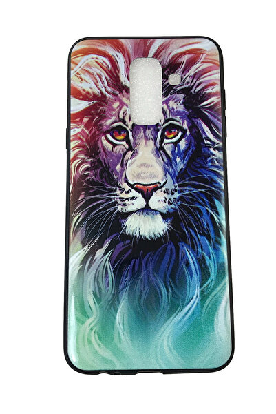 OEM Carcasă compatibilă cu Samsung A6 Plus, carcasă din silicon, design leu