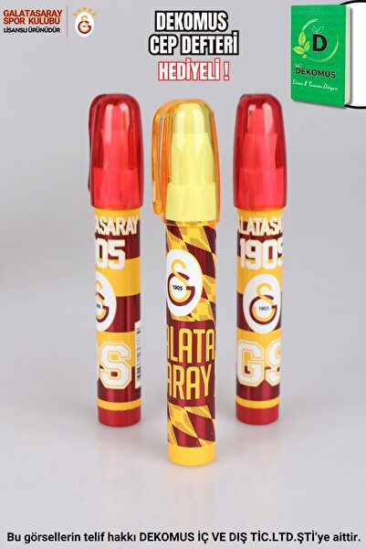 Galatasaray "DEKOMUS CEP DEFTERİ HEDİYELİ" LİSANSLI ROKET SİLGİ