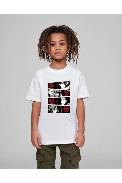 SuQ Kids Unisex Printed T-Shirt - White