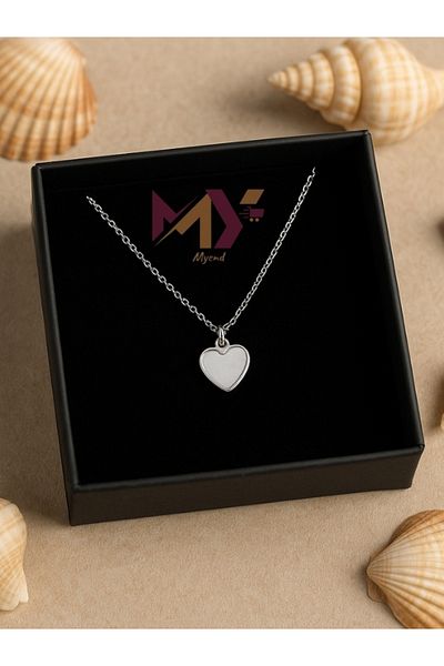 Myend Mini Heart Handmade Design Necklace, Epoxy Coated Stylish Necklace