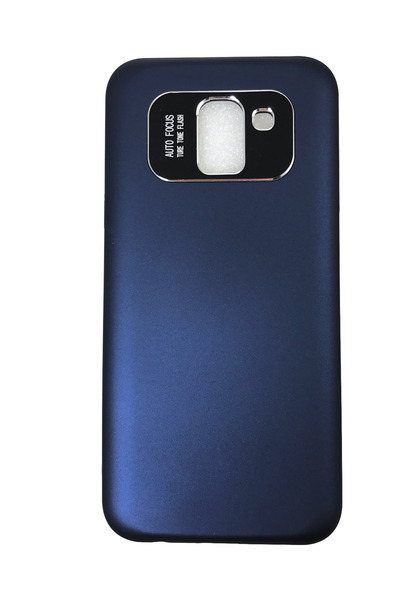 OEM Θήκη συμβατή με Samsung J6 - 2018, Λεπτό πολυανθρακικό Camera Focus, Μπλε