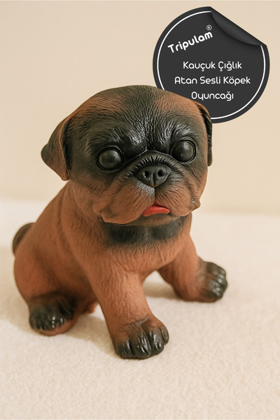 TRİPULAM Sesli Çığlık Atan Köpek Oyuncağı - Dayanıklı Malzeme