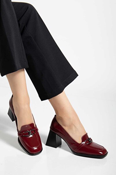 SEDRİK yeni sezon melly nude rugan ital malzeme toka detaylı terleme yapmaz t...