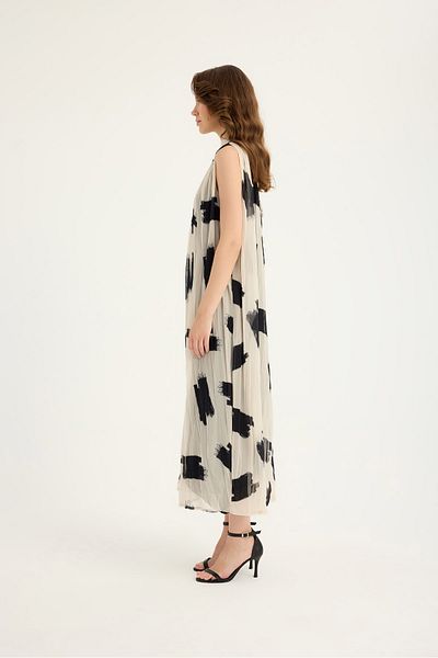 SEVİLEN Patterned Crush Dress