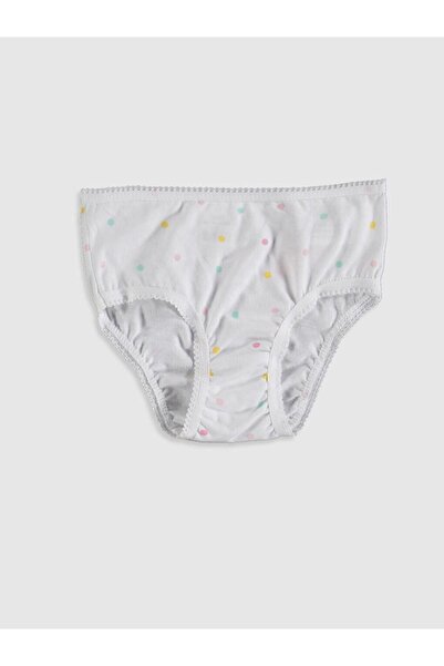 LC Waikiki Baby Girl White Printed Lu7 Panties