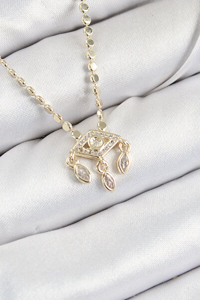 Belle Fusion قلادة نسائية من BFS مصنوعة من حجر الزركون والنحاس وسلسلة متدلية ...