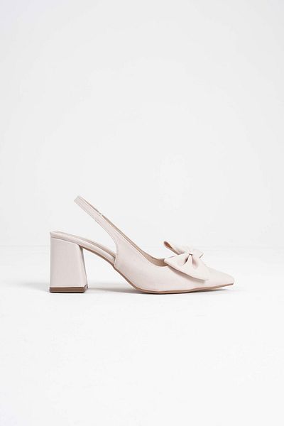 Zerenyus Candy Premium Beige Women's Heeled Shoes