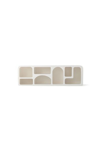 ket furniture طاولة بلازما بوهيمي المصنوعة من الخشب الابيض