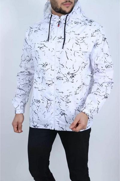 modamtn    Men's Lined Raincoat - White