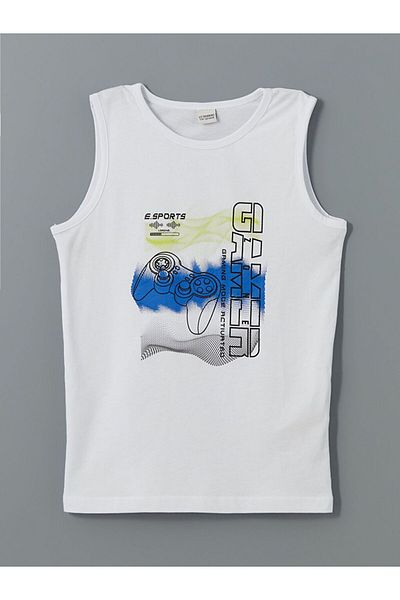 LC Waikiki LCW Kids Crew Neck Men's Tank Top and Swim Shorts