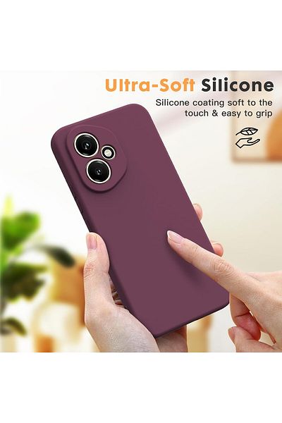 Rivor Honor 400 Compatible Case Durable Launch Cover with Camera Protrusion Silky Soft Texture