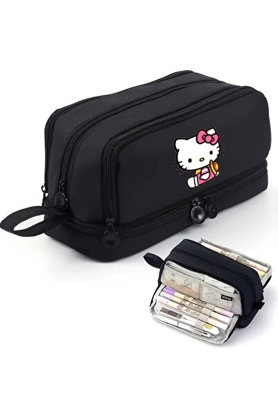 ada çanta kırtasiye Cutie/pungă pentru creion cu figurine Hello Kitty cu 4 co...
