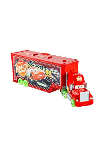 OEM Mattel Disney Cars Transporter 2 în 1 Camion de tractare și centru de ser...