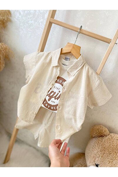 mandalinsbaby طقم كتان مكون من 3 قطع