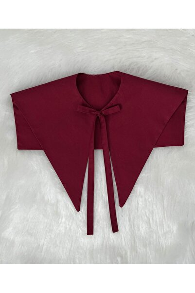 Eylülce Butik Paris Yaka Seyyar Yaka Bordo Özel Üretim (Yetişkin)