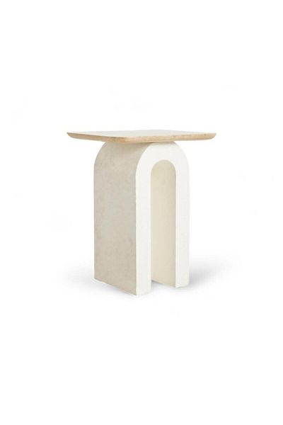 ket furniture طاولة رخام ترافنتينو , رخام 100% , خامات عاليه الجوده, تصميم عصري .