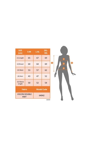 Melek Moda Women's Long Sleeve Crew Neck Print Viscose Two Thread Blouse