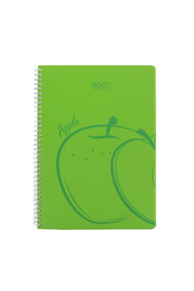 Roco دفتر ملاحظات نيون برائحة التفاح، ٥٨٠ ورقة، مسطر واحد (عربي)