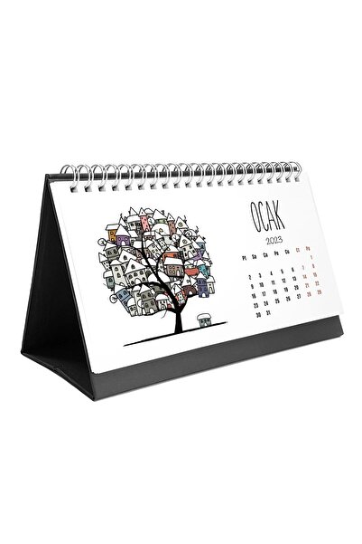 bi'aldım Dört Mevsim Ağaç Takvimi, 2026 Masa Takvimi, İlkbahar Yaz Sonbahar Kış Ağaç Resimli Takvim