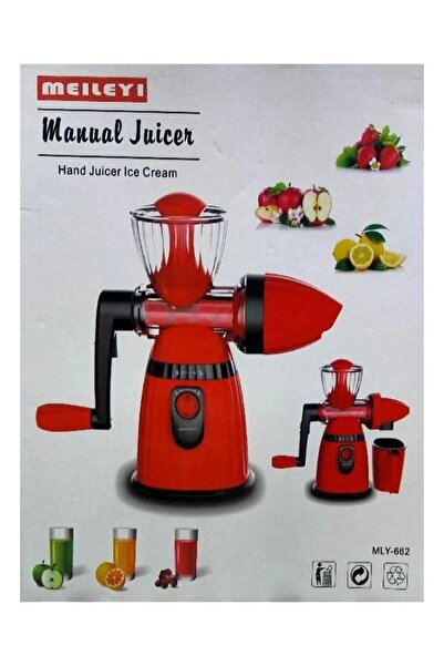 Meileyi 2-in-1 Manual Juicer & Ice Cream Maker