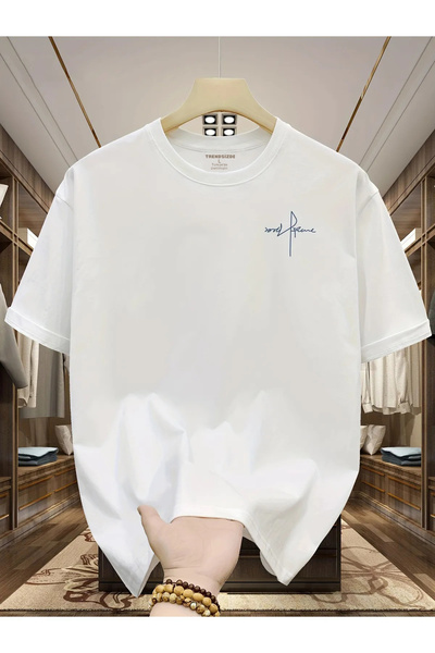 Trend Sizde تيشيرت بتصميم مطبوع من الأمام بتصميم خاص للجنسين