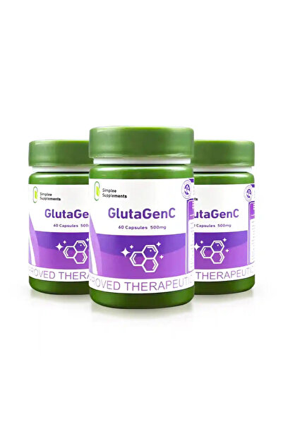 simplee مكملات GlutaGenC 60 كبسولة - 3 زجاجات