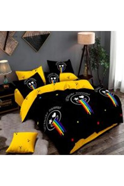 Ralex Double Bedlinen Cotton Finet 6 Pieces 220 x 240 cm, Duvet 200 x 220 cm, 2 Pillowcases 50 x 70 cm and