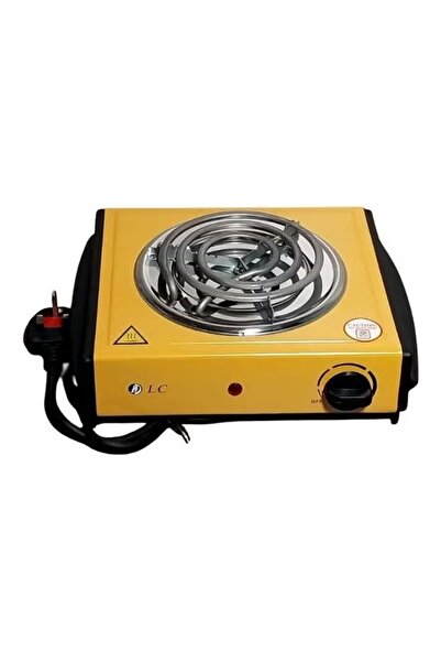 DLC Spiral Electric Heater – Efficient Heating in Yellow/Black, Compact and Powerful