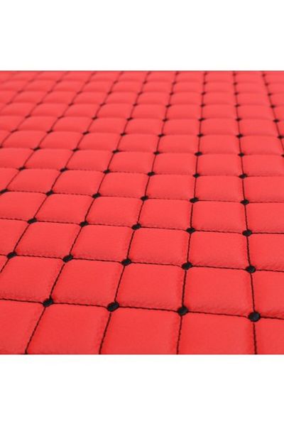 Umbrella Truck Ecological Leather Mat Set For Mercedes Actros Euro 5 1844 Mp3 Red
