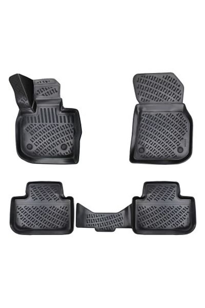 Umbrella Set of rubber car mats for BMW X4 G02 2018-