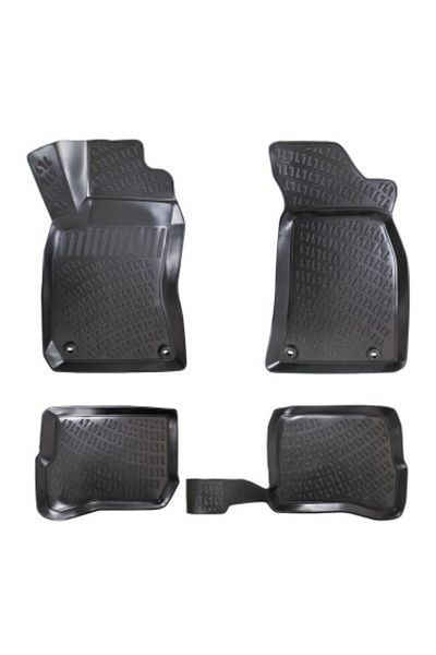 Umbrella Set of rubber car mats, tray type, Volkswagen T-Roc 2017-