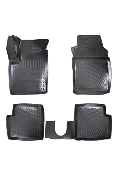 Umbrella Σετ λαστιχένια πατάκια αυτοκινήτου για Fiat 500 2007-