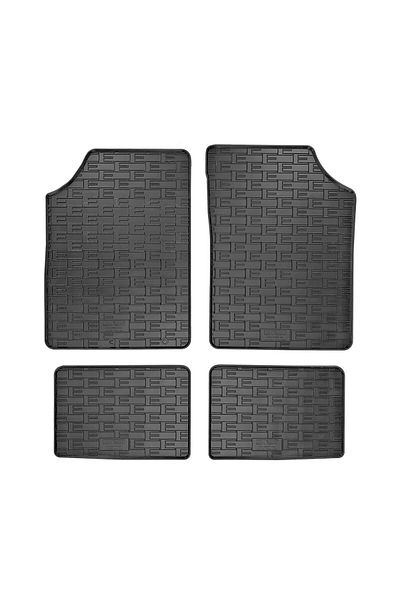 Umbrella Set of rubber tray-type car mats for Dacia Spring 2021- Electric 4 Pcs