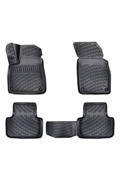Umbrella Set of rubber car mats for Audi Q7 II (Typ 4M) 2015-