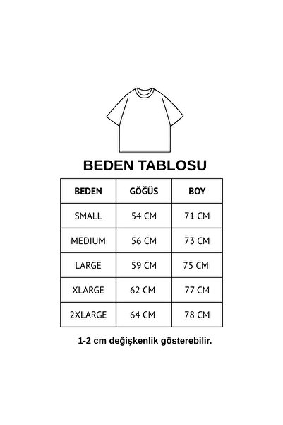 MF STORE GÖKTÜRK YAZILI NAKIŞLI T-SHIRT