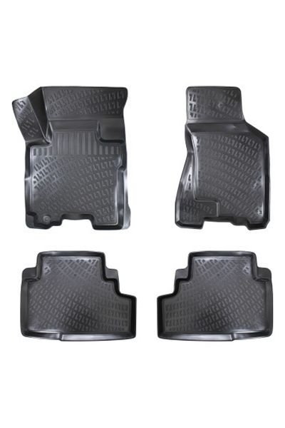 Umbrella Set of rubber car mats for Kia Sportage II 2004-2010