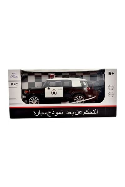 rexa لعبة سيارة شرطة بجهاز تحكم عن بعد للأطفال - مركبة دورية مزودة بإضاءة وصوت