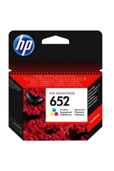 HP مجموعة خراطيش حبر 652 Ink Advantage مكونة من قطعتين باللون الأسود / ثلاثي الألوان