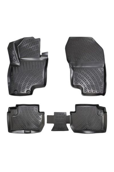 Umbrella Set of rubber car mats for Mitsubishi Outlander Phev (Plug-In Hybrid) III 2013-2019