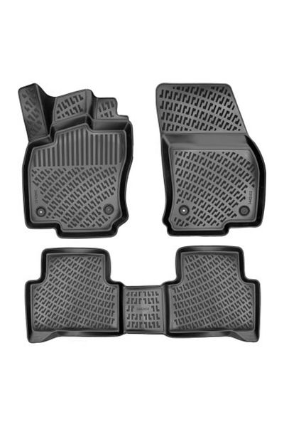 Umbrella Set of rubber car mats, tray type, Volkswagen Touran II 2015-
