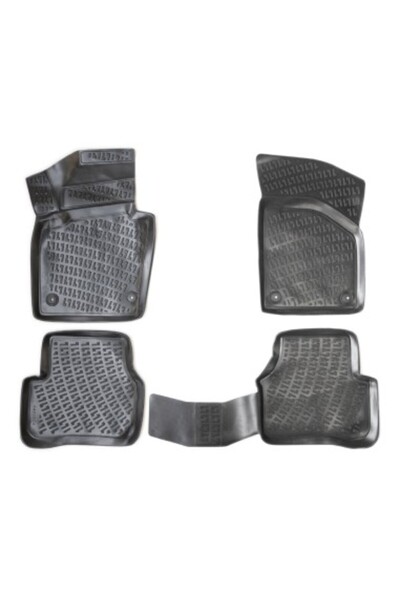 Umbrella Σετ λαστιχένια πατάκια αυτοκινήτου για Volkswagen Tiguan I 2007-2017