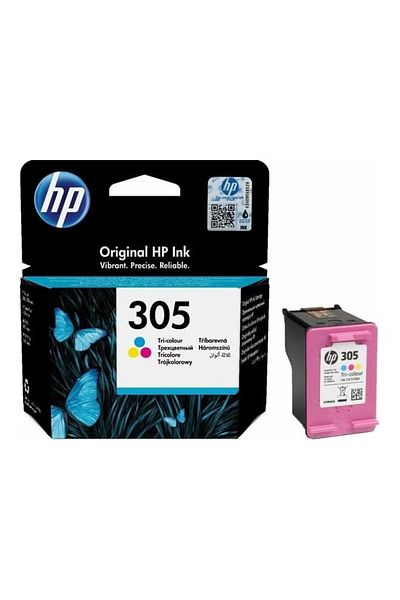 HP 2 Piece Original 305 Black And Tri Color Ink Cartridge Set Black/Tri-Color