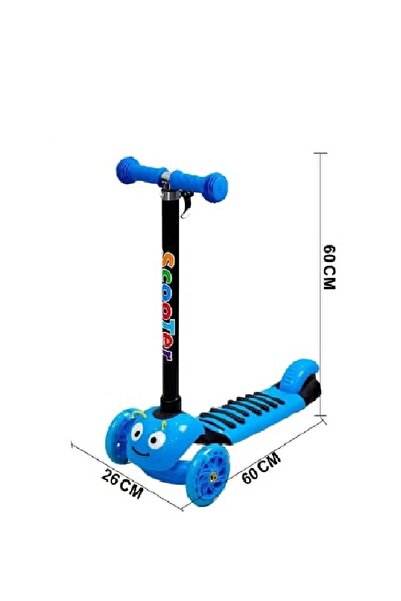 rexa سكوتر أطفال بثلاث عجلات - مقبض قابل للتعديل ومقعد قابل للطي